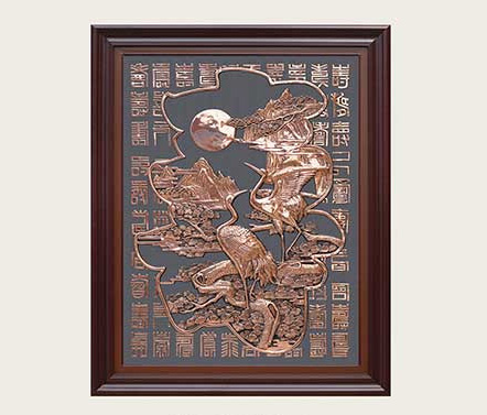 铜浮雕-百寿图